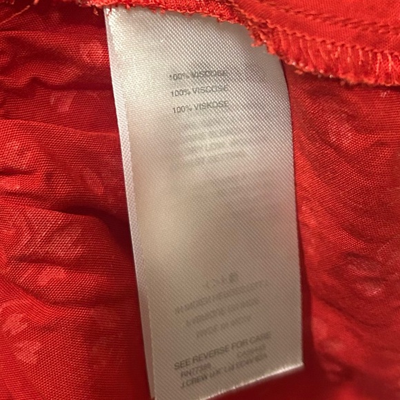 J. Crew Red Floral Mini Dress - Picture 5 of 5